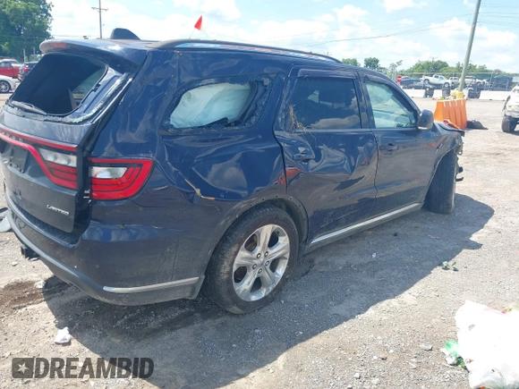 2014 Dodge Durango Limited with VIN 1C4RDHDG0EC502286, listed as a IAAI auction lot 42610752 with 190,895 mi miles and . Bid and sale history available at DreamBid. Image 4.