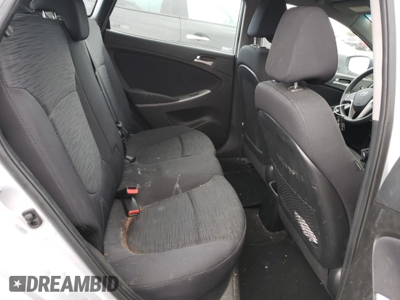 2017 Hyundai Accent SE with VIN KMHCT5AEXHU345080, listed as a Copart auction lot 63706663 with 50,070 mi miles. Bid and sale history available at carsss.com. Image 10.