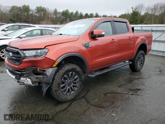 2019 Ford Ranger XL with VIN 1FTER4FH3KLB17556, listed as a Copart auction lot 51968115 with 76,539 mi miles and Salvage Title. Bid and sale history available at DreamBid. Image 1.