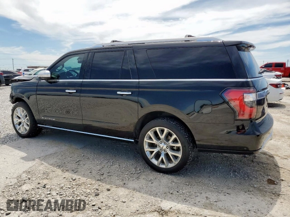 2019 Ford Expedition Max Platinum with VIN 1FMJK1MT7KEA07473, listed as a Copart auction lot 57875735 with 89,450 mi miles and Salvage title. Bid and sale history available at DreamBid. Image 2.