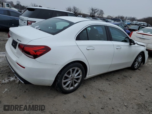 2022 Mercedes-Benz A 220 with VIN W1K3G4FB6NJ355576, listed as a Copart auction lot 41506835 with 24,954 mi miles and Salvage Title. Bid and sale history available at DreamBid. Image 3.