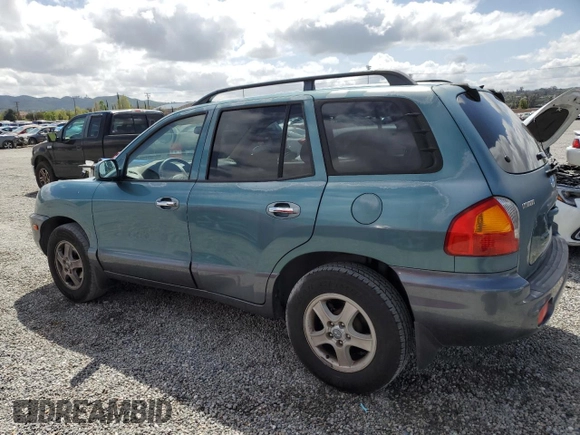 2002 Hyundai Santa Fe GLS with VIN KM8SC13D82U296221, listed as a Copart auction lot 51794715 with 93,907 mi miles and Clean Title. Bid and sale history available at carsss.com. Image 2.