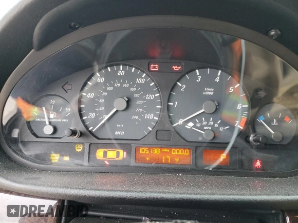 2004 BMW 3 Series 325Ci with VIN WBABW33424PL33995, listed as a Copart auction lot 41497235 with 105,138 mi miles and Clean Title. Bid and sale history available at carsss.com. Image 9.