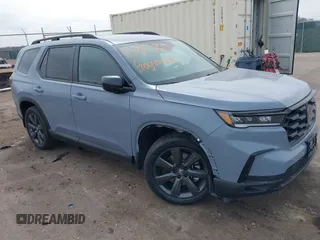 2025 Honda Pilot Sport z VIN 5FNYG1H36SB044270, wystawiony jako IAAI lot #41895812 z przebiegiem 3 194 mil mil oraz . Historia ofert i sprzedaży dostępna na DreamBid. Obrazek 1.