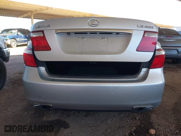 2009 Lexus LS 460 with VIN JTHBL46F895091293, listed as a IAAI auction lot 41825852 with 193,568 mi miles. Bid and sale history available at carsss.com. Image 16.