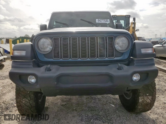 2025 Jeep Wrangler Sport with VIN 1C4PJXDN1SW508861, listed as a Copart auction lot 64277535 with Not provided miles and Salvage title. Bid and sale history available at DreamBid. Image 5.