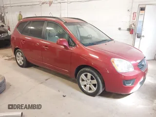 2008 Kia Rondo LX with VIN KNAFG526X87136219, listed as a IAAI auction lot 42149438 with 74,472 mi miles. Bid and sale history available at carsss.com. Image 1.