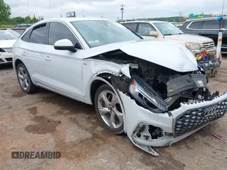 2022 Audi Q5 Sportback S line Prestige с VIN WA16AAFY9N2042876, выставлен на аукционе IAAI как лот 42361786 с пробегом Не указан миль и . История ставок и продаж доступна на DreamBid. Изображение 1.