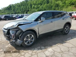 2023 Chevrolet Blazer LT with VIN 3GNKBHR4XPS171159, listed as a Copart auction lot 56434635 with 52,191 mi miles and Salvage title. Bid and sale history available at DreamBid. Image 1.