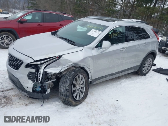 2019 Cadillac XT4 FWD Premium Luxury with VIN 1GYFZCR42KF223397, listed as a IAAI auction lot 41308551 with 20,575 mi miles. Bid and sale history available at carsss.com. Image 2.