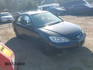 2005 Honda Civic LX with VIN 2HGES16565H590735, listed as a IAAI auction lot 37875308 with Not Provided miles and . Bid and sale history available at carsss.com. Image 1.