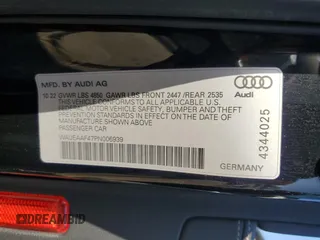 2023 Audi A4 S line Premium Plus with VIN WAUEAAF47PN006939, listed as a Copart auction lot 53004125 with Not Provided miles and Non Repairable. Bid and sale history available at DreamBid. Image 13.
