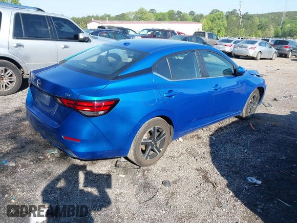 2024 Nissan Sentra SV with VIN 3N1AB8CV7RY281658, listed as a IAAI auction lot 42033096 with 15,150 mi miles and . Bid and sale history available at DreamBid. Image 4.