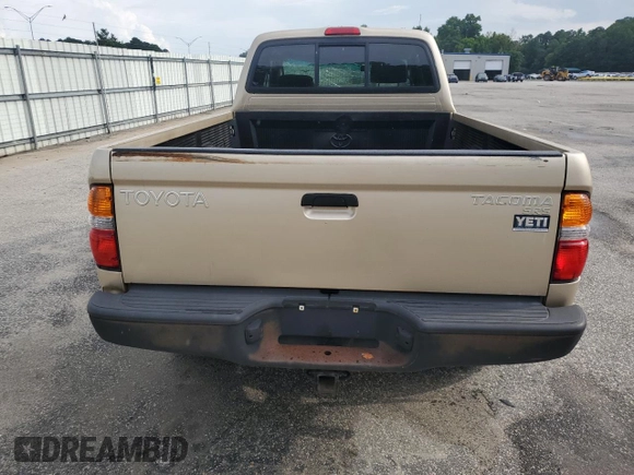 2002 Toyota Tacoma with VIN 5TEWM72N12Z093226, listed as a Copart auction lot 61019955 with 103,657 mi miles and Clean title. Bid and sale history available at DreamBid. Image 6.