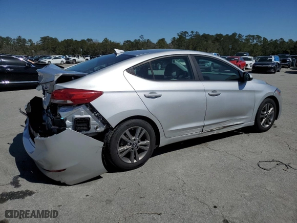 2018 Hyundai Elantra SEL with VIN 5NPD84LF9JH386262, listed as a Copart auction lot 48570385 with 154,132 mi miles and Salvage Title. Bid and sale history available at carsss.com. Image 3.