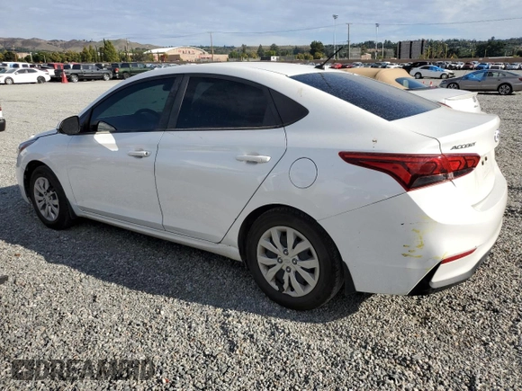 2021 Hyundai Accent SE with VIN 3KPC24A68ME142255, listed as a Copart auction lot 67384943 with 55,067 mi miles. Bid and sale history available at carsss.com. Image 2.