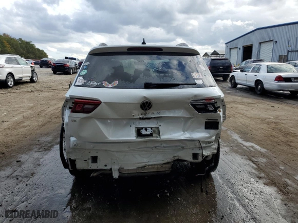 2023 Volkswagen Tiguan SE R-Line Black with VIN 3VV8B7AX7PM076826, listed as a Copart auction lot 78184004 with 14,076 mi miles and Salvage Title. Bid and sale history available at carsss.com. Image 6.