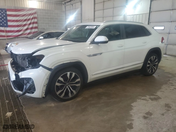 2021 Volkswagen Atlas Cross Sport 3.6L V6 SEL with VIN 1V2SE2CA5MC231585, listed as a Copart auction lot 72603994 with 57,001 mi miles and Salvage Title. Bid and sale history available at carsss.com. Image 1.