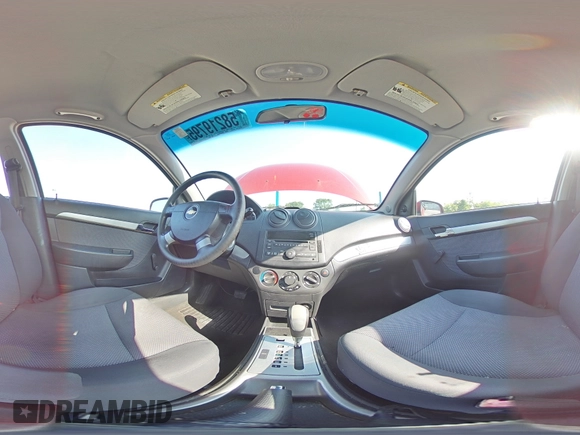 2010 Chevrolet Aveo 1LT with VIN KL1TD5DEXAB118316, listed as a Copart auction lot 58219795 with 63,305 mi miles and Salvage title. Bid and sale history available at DreamBid. Image 14.
