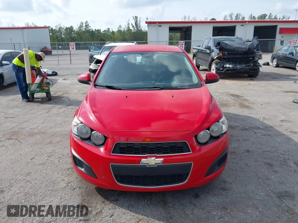 2013 Chevrolet Sonic LT with VIN 1G1JC6SHXD4172738, listed as a IAAI auction lot 41872916 with 105,829 mi miles. Bid and sale history available at carsss.com. Image 6.