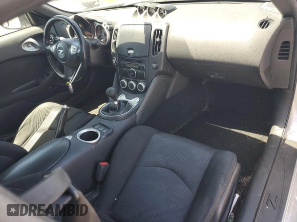 2014 Nissan 370Z Nismo with VIN JN1AZ4EH8EM633218, listed as a Copart auction lot 57296165 with Not provided miles and Salvage title. Bid and sale history available at DreamBid. Image 8.