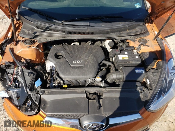 2016 Hyundai Veloster with VIN KMHTC6AD4GU299905, listed as a Copart auction lot 70453733 with 72,665 mi miles. Bid and sale history available at carsss.com. Image 11.