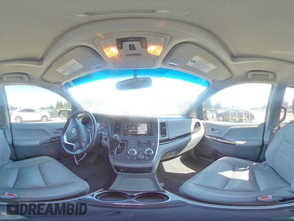 2015 Toyota Sienna XLE with VIN 5TDYK3DC7FS630252, listed as a Copart auction lot 65182965 with 90,764 mi miles and Salvage title. Bid and sale history available at DreamBid. Image 15.
