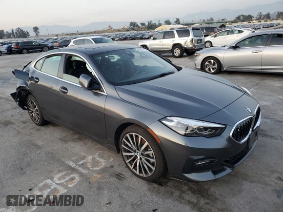 2020 BMW 2 Series 228i xDrive with VIN WBA73AK0XL7F69927, listed as a Copart auction lot 80549413 with 30,501 mi miles. Bid and sale history available at carsss.com. Image 4.
