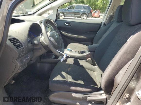 2017 Nissan LEAF SV with VIN 1N4BZ0CPXHC308851, listed as a Copart auction lot 57626535 with 51,912 mi miles and Salvage title. Bid and sale history available at DreamBid. Image 7.