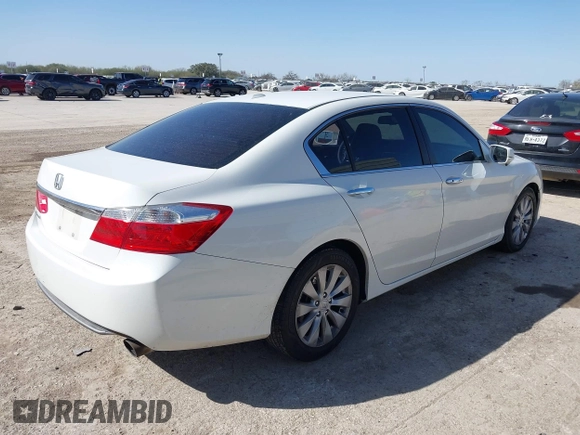 2013 Honda Accord EX-L with VIN 1HGCR2F82DA155081, listed as a IAAI auction lot 41233014 with 192,450 mi miles and . Bid and sale history available at DreamBid. Image 4.