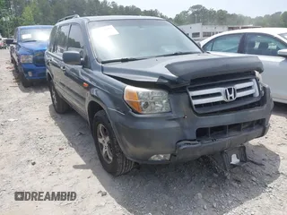 2008 Honda Pilot EX-L z VIN 5FNYF18598B030831, wystawiony jako IAAI lot #42256395 z przebiegiem 215 055 mil mil oraz . Historia ofert i sprzedaży dostępna na DreamBid. Obrazek 1.