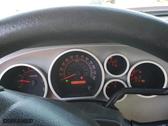 2008 Toyota Tundra 4WD Truck with VIN 5TBBT54148S464197, listed as a Copart auction lot 87737215 with 156,363 mi miles and Salvage Title. Bid and sale history available at carsss.com. Image 9.