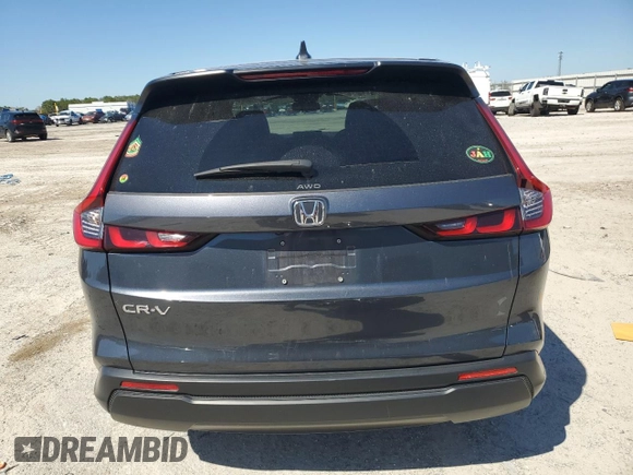 2025 Honda CR-V EX with VIN 2HKRS4H41SH404849, listed as a Copart auction lot 48743805 with 22,275 mi miles and Salvage Title. Bid and sale history available at DreamBid. Image 6.