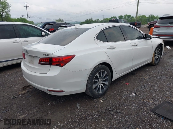 2015 Acura TLX with VIN 19UUB1F3XFA024930, listed as a IAAI auction lot 42105852 with 208,776 mi miles and . Bid and sale history available at DreamBid. Image 4.