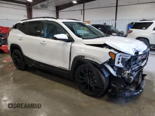 2022 GMC Terrain SLE with VIN 3GKALMEV4NL238326, listed as a Copart auction lot 83573434 with 66,056 mi miles and Salvage title. Bid and sale history available at DreamBid. Image 4.