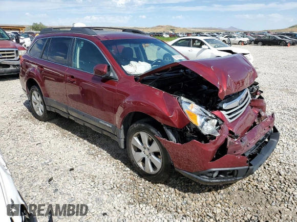 2012 Subaru Outback Prem with VIN 4S4BRCGCXC3243779, listed as a Copart auction lot 59160205 with 144,836 mi miles and Salvage title. Bid and sale history available at DreamBid. Image 4.