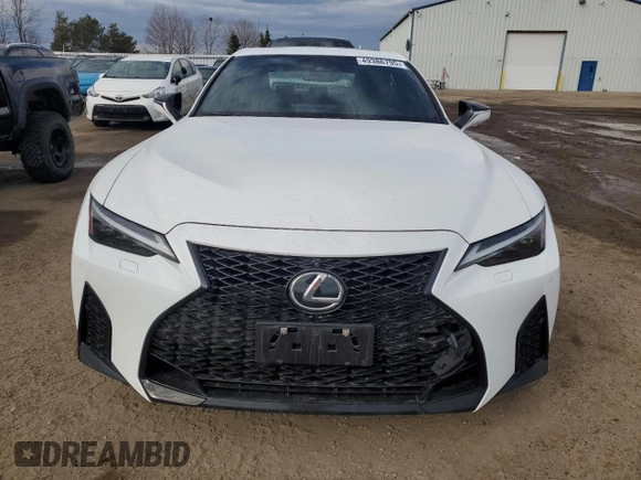 2023 Lexus IS with VIN JTHGZ1E29P5029500, listed as a Copart auction lot 49386795 with 33,717 mi miles and Clean Title. Bid and sale history available at carsss.com. Image 5.