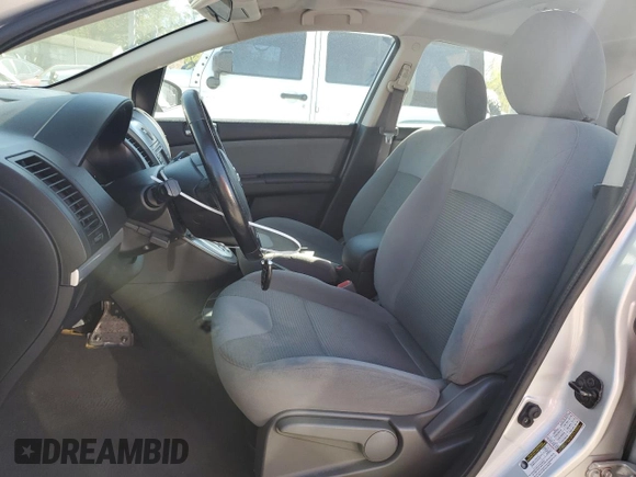 2012 Nissan Sentra S with VIN 3N1AB6AP7CL773829, listed as a Copart auction lot 54750015 with 155,539 mi miles and Clean Title. Bid and sale history available at DreamBid. Image 7.