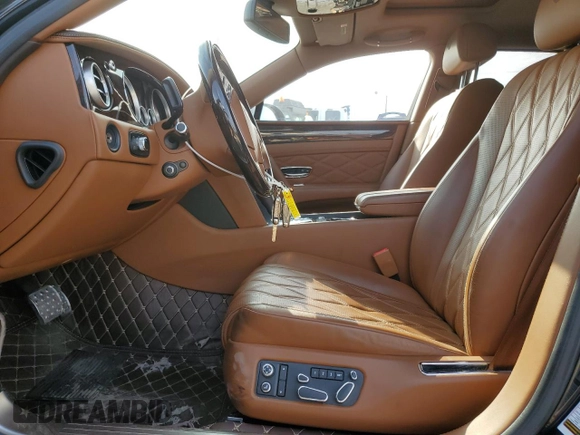 2015 Bentley Flying Spur with VIN SCBEC9ZA1FC049618, listed as a Copart auction lot 83489764 with 85,979 mi miles and Salvage title. Bid and sale history available at DreamBid. Image 7.