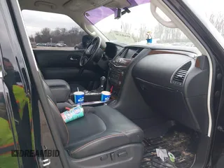 2019 Nissan Armada Platinum with VIN JN8AY2NE8K9755381, listed as a IAAI auction lot 41440130 with 137,026 mi miles. Bid and sale history available at carsss.com. Image 5.