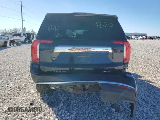 2021 GMC Yukon SLT with VIN 1GKS1BKT8MR388139, listed as a Copart auction lot 87682545 with 0 mi miles and Salvage Title. Bid and sale history available at carsss.com. Image 6.