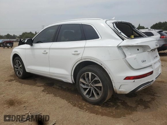 2021 Audi Q5 Premium Plus с VIN WA1BAAFY5M2071840, выставлен на аукционе Copart как лот 60482625 с пробегом 24 399 миль миль и Списание • Salvage title. История ставок и продаж доступна на DreamBid. Изображение 2.