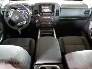 2024 Nissan Titan SV with VIN 1N6AA1FB4RN118307, listed as a Copart auction lot 51018655 with 445 mi miles and Salvage title. Bid and sale history available at DreamBid. Image 8.