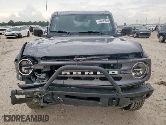 2022 Ford Bronco with VIN 1FMDE5BH7NLB66388, listed as a Copart auction lot 60559515 with 26,468 mi miles and Salvage title. Bid and sale history available at DreamBid. Image 5.