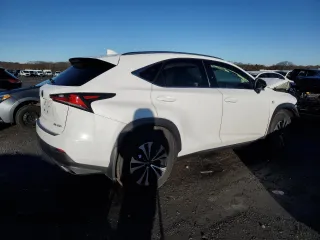 2021 Lexus NX with VIN JTJSARDZ5M2257200, listed as a Copart auction lot 85504954 with 41,502 mi miles and Salvage Title. Bid and sale history available at carsss.com. Image 3.