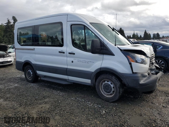 2018 Ford Transit XL with VIN 1FMZK1CM1JKB41666, listed as a Copart auction lot 74843154 with 26,405 mi miles and Salvage title. Bid and sale history available at DreamBid. Image 4.