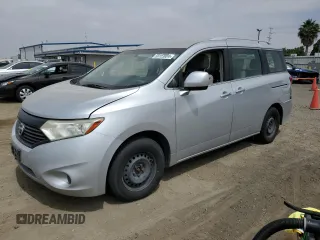 2013 Nissan Quest LE with VIN JN8AE2KP2D9071640, listed as a Copart auction lot 58123024 with 240,213 mi miles and Salvage Title. Bid and sale history available at carsss.com. Image 1.