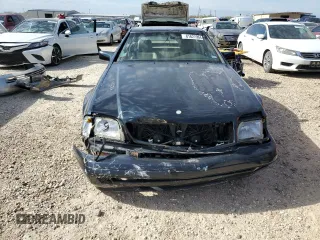 1996 Mercedes-Benz SL-Class with VIN WDBFA67F4TF127743, listed as a Copart auction lot 81627904 with 0 mi miles and Salvage Title. Bid and sale history available at carsss.com. Image 5.