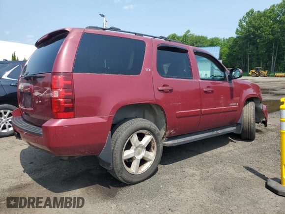 2007 Chevrolet Tahoe LTZ with VIN 1GNFK13007J153690, listed as a Copart auction lot 60614905 with 221,910 mi miles and Salvage title. Bid and sale history available at DreamBid. Image 3.