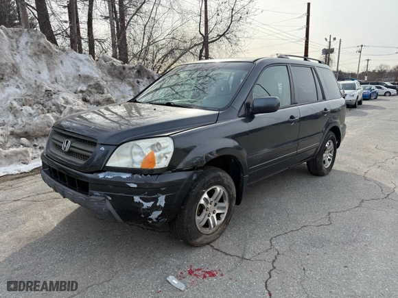 2003 Honda Pilot EX with VIN 2HKYF18673H552702, listed as a Copart auction lot 49175585 with 204,995 mi miles and Clean Title. Bid and sale history available at carsss.com. Image 2.